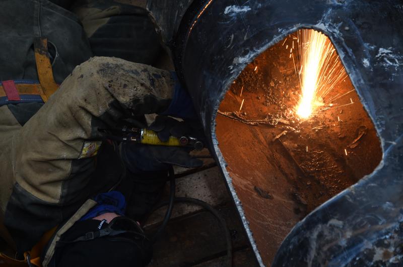 МОСГАЗ проводит реконструкцию стального газопровода, питающего старейшую тепловую электростанцию ГЭС-1