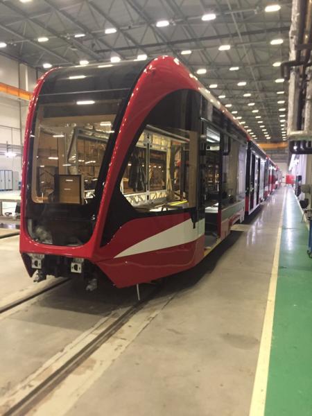 «ПК Транспортные системы» приступила к сборке двухсекционных трамваев «Богатырь М» для Санкт-Петербурга