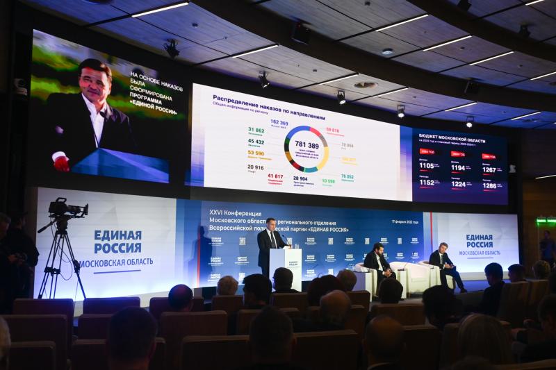 Подмосковная «Единая Россия» на Конференции определила задачи на пятилетку