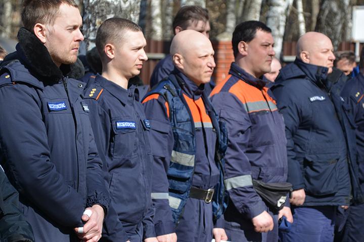 В учебном центре ГКУ МО «Мособлпожспас» в Малаховке прошла аттестация спасателей