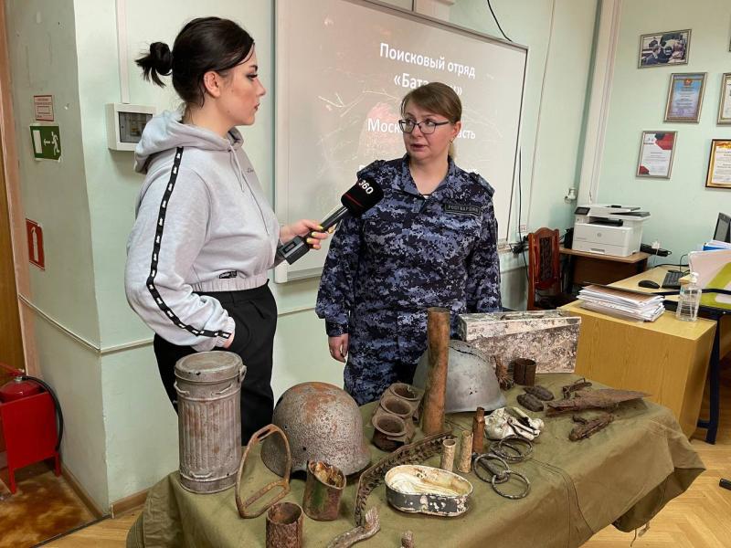 Сотрудница Росгвардии из Подмосковья провела Урок мужества для студентов Ногинского колледжа