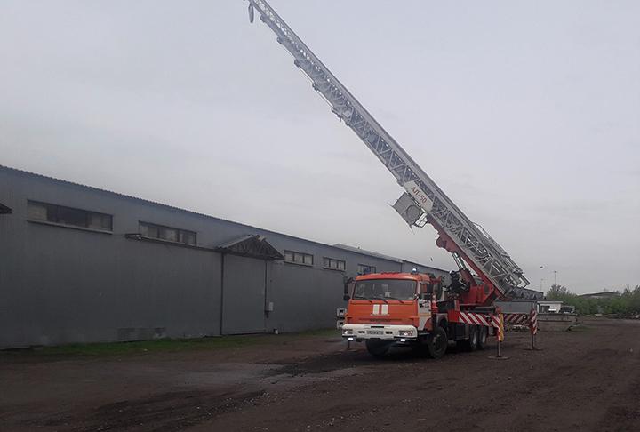 Работники ГКУ МО «Мособлпожспас» ликвидировали условное возгорание на складе производственного предприятия в Люберецком городском округе