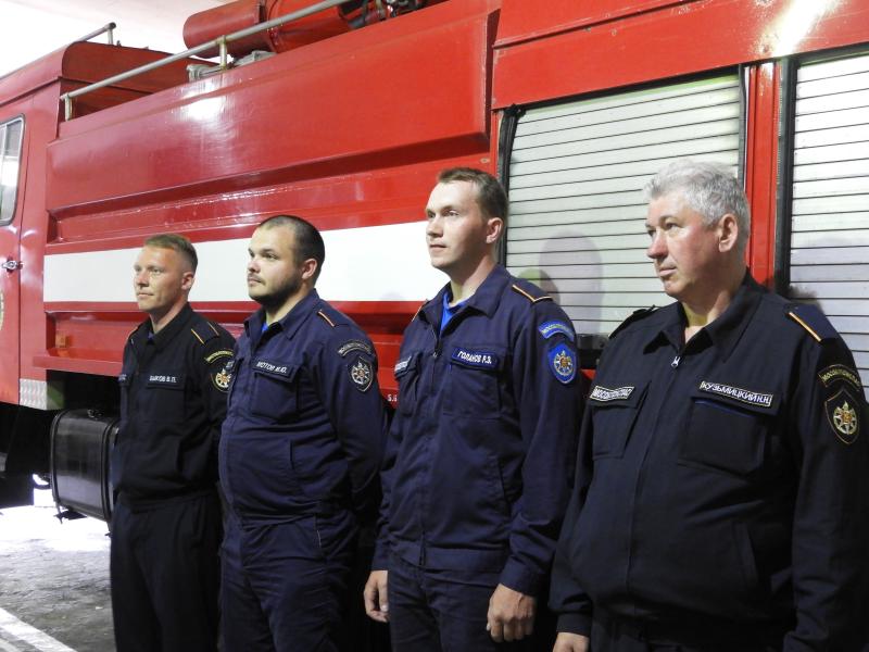 Волоколамские огнеборцы прошли квалификационные испытания на присвоение классности пожарного