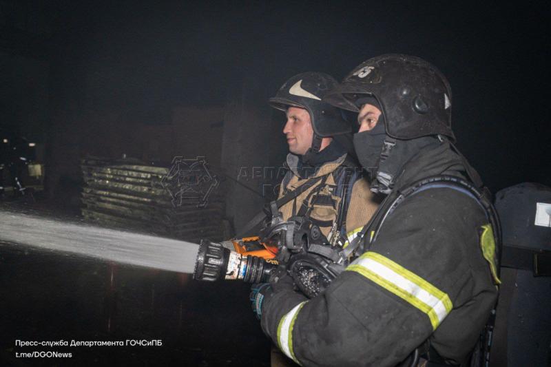 Ликвидировали пожар в районе Покровское-Стрешнево