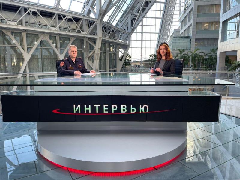 Офицер Управления вневедомственной охраны Росгвардии по Московской области стал гостем эфира на телеканале «360»
