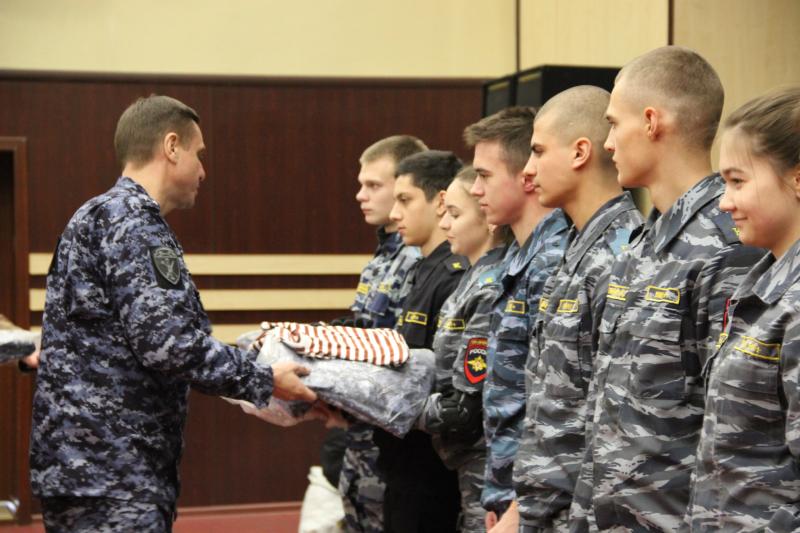 В Подмосковье состоялось торжественное посвящение в курсанты «Гвардейской смены» Росгвардии