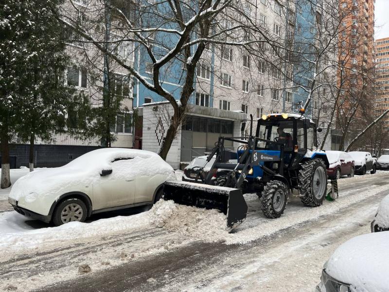Уборка снега в Королеве