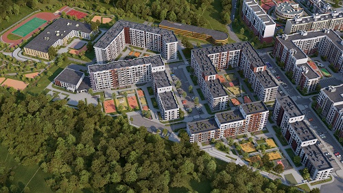 В жилом комплексе «Новая Щербинка. Пригородные кварталы» стартовали продажи и строительство Западного квартала