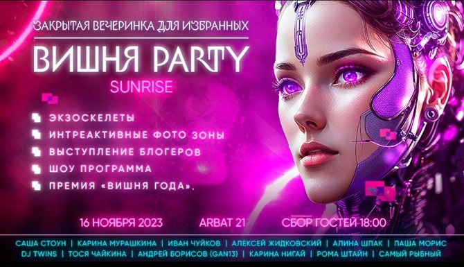 «ВИШНЯ PARTY» - самая вкусная вечеринка года пройдет в Москве