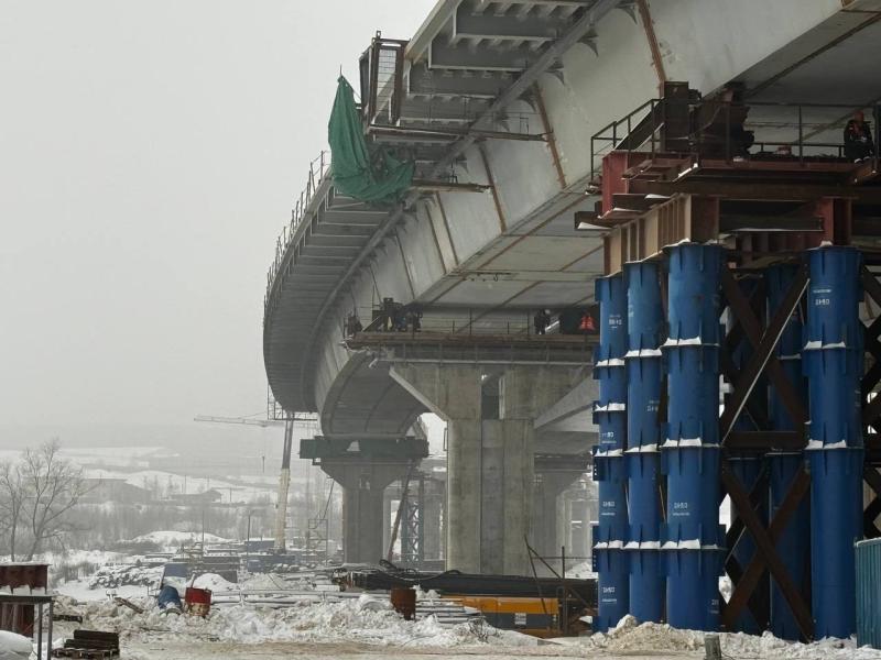 Мост в Лыткарино: надвижка окончена