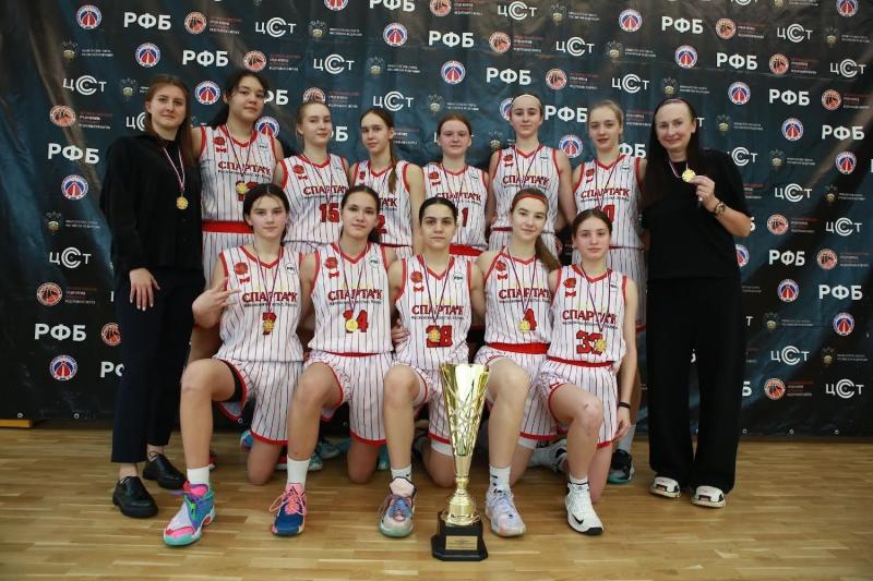 Баскетболистки из Видного стали победителями первого этапа юношеской Спартакиады России