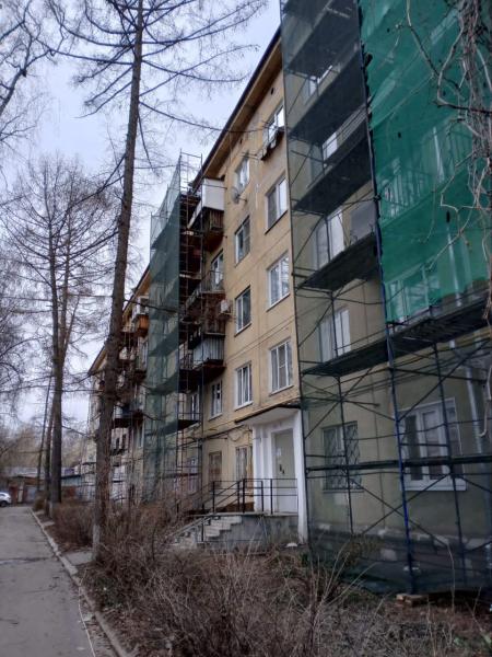 Ремонт балконов на ул.Героев Курсантов д.12