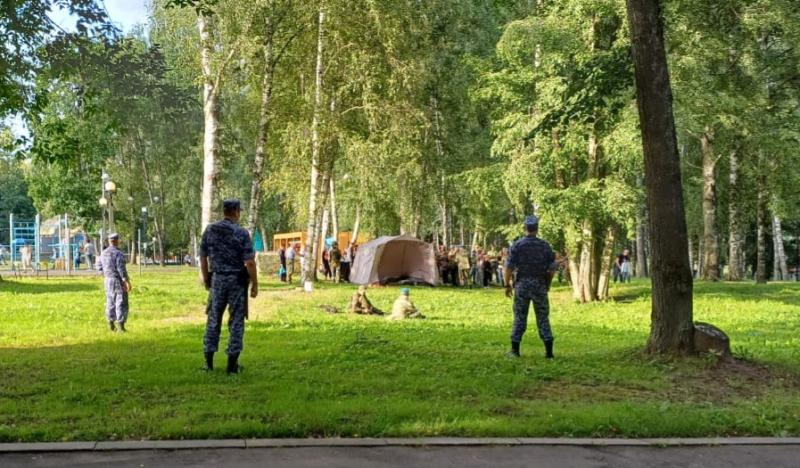 В Клину прошли праздничные мероприятия, посвященные празднованию Дня воздушно-десантных войск.