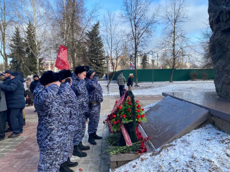 Сотрудники Чеховского ОВО организовали мероприятие, посвященное "Дню Воина- интернационалиста"