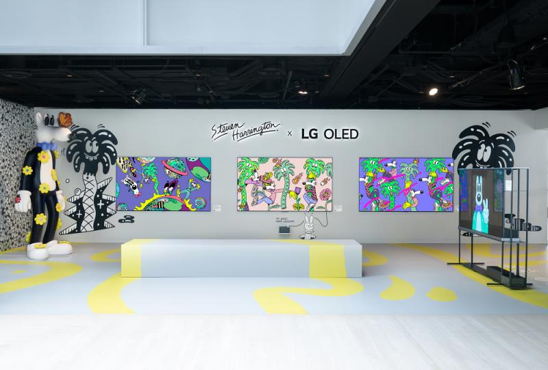LG OLED И СТИВЕН ХАРРИНГТОН НА ВЫСТАВКЕ FRIEZE В НЬЮ-ЙОРКЕ: ЯРКИЙ ПОП-АРТ ВСТРЕЧАЕТСЯ С ПРОЗРАЧНЫМ ТЕЛЕВИЗОРОМ LG OLED