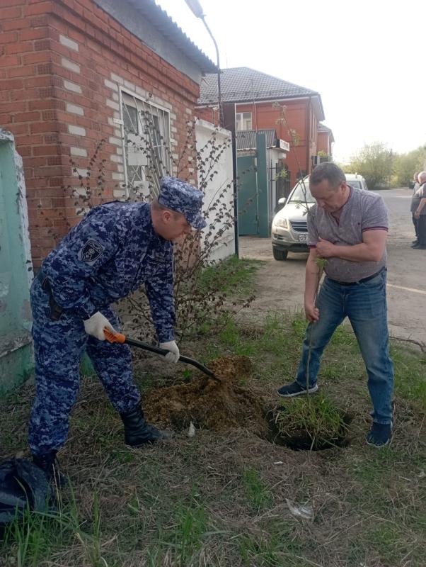 «Сотрудники Воскресенского отдела вневедомственной охраны присоединились к акции
«Лес Победы»