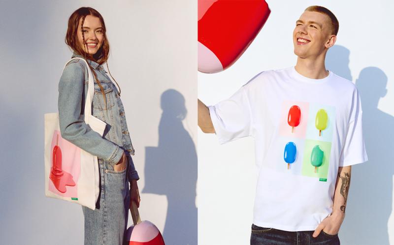 Benetton представил совместную коллаборацию с финской художницей Паулой Пяакконен