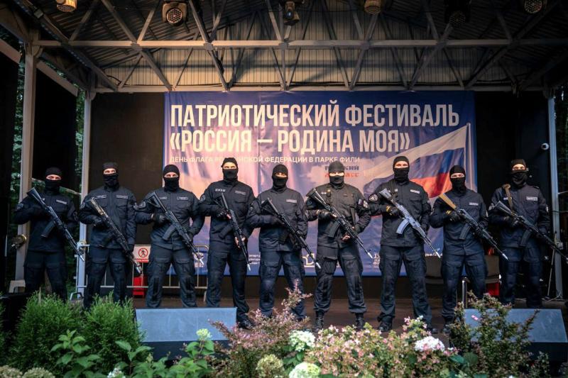 Столичные росгвардейцы приняли участие в фестивале «Россия - Родина моя»