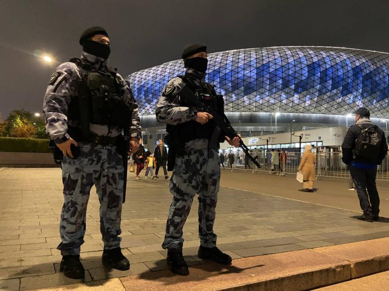 Росгвардия в Москве обеспечила безопасность матча КХЛ