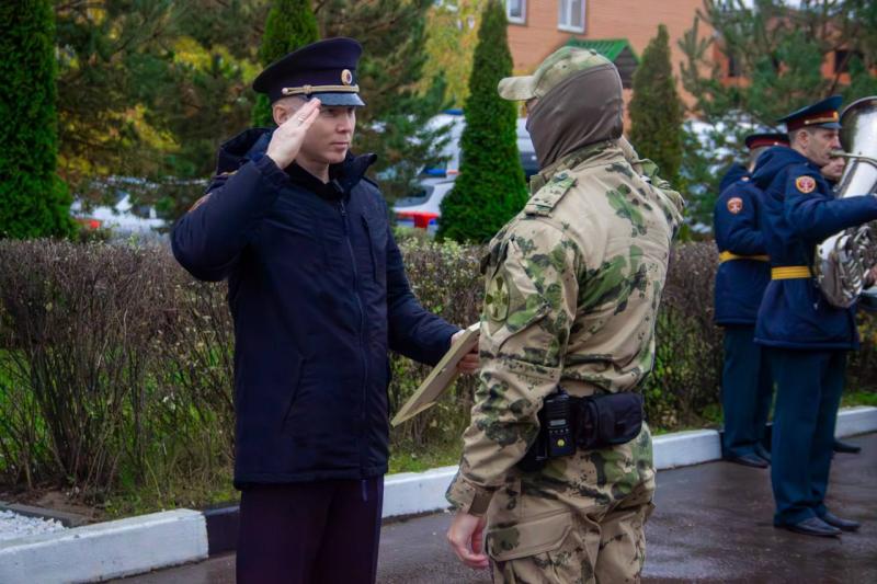 Сотрудники подмосковных спецподразделений Росгвардии, выполнявшие служебный долг на Северном Кавказе, вернулись из очередной командировки