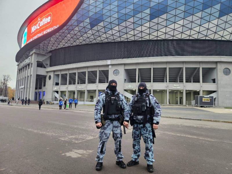 В Москве Росгвардия обеспечила безопасность хоккейного матча