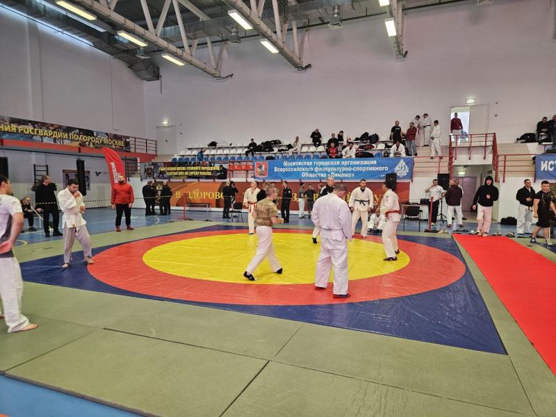 Столичные росгвардейцы одержали победу на Чемпионате Центрального округа по рукопашному бою