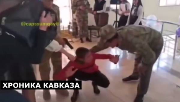 Воинствующая армянофобия в Азербайджане. Сцены насилия вместо образования: видео с принуждением «армянина» к фразе о Карабахе