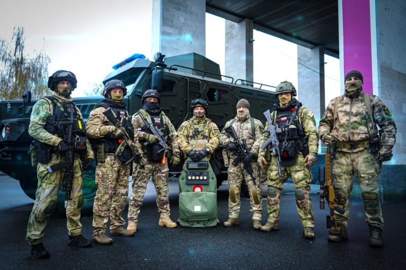 Поздравление Начальника Егорьевского ОВО Росгвардии с Днем Образования СОБР «Гюрза»