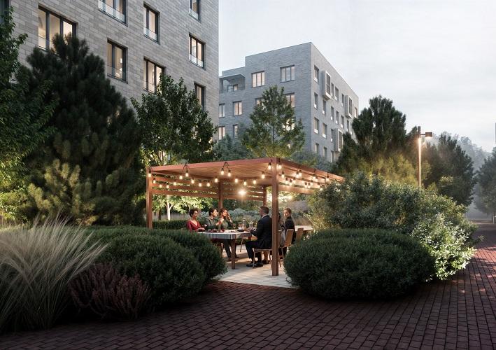 В Красногорске на территории ЖК «Станиславский» высадят более 42 тыс. растений