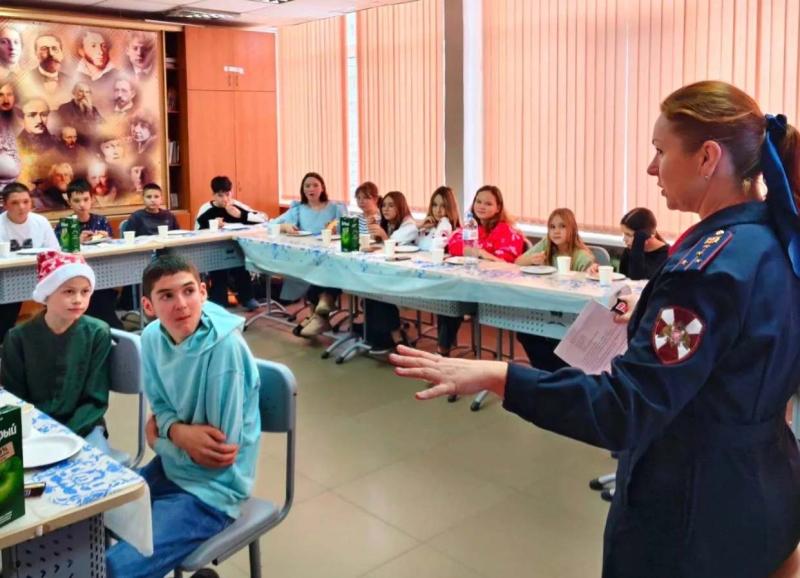 Росгвардейцы провели зимний урок безопасности для школьников в Подмосковье